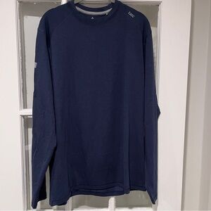 TASC Mens Carrollton Fitness Long Sleeve T-Shirt Navy Blue Sz M READ DESCRIPTION